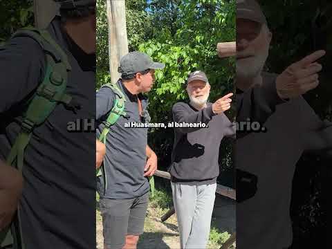 Iniciando senderos con Néstor Palmetti en Villa de Las Rosas, traslasierra de Córdoba.