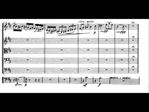 Tchaikovsky - Serenade for Strings Op 48, III - Elegie (with score)