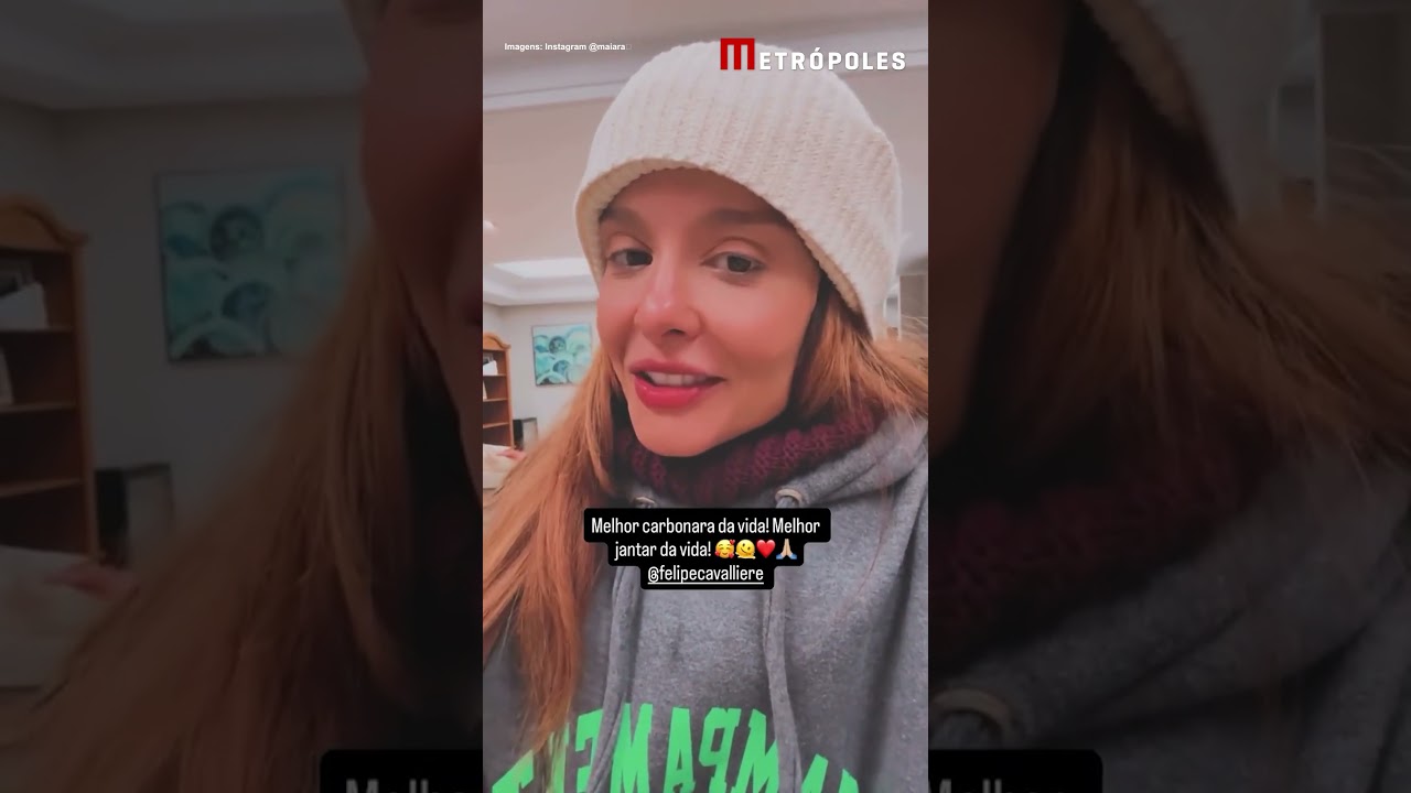 Maiara se declara para o namorado, Felipe Cavalliere, durante jantar