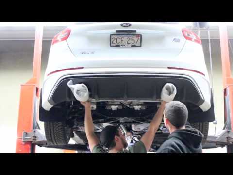2016 FOCUS RS ETS EXTREME NON RESONATED EXHAUST INSTALL