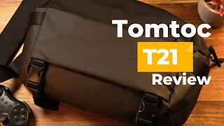 Tomtoc T21 10L Sling Review: Great Bag, Weird Fit.