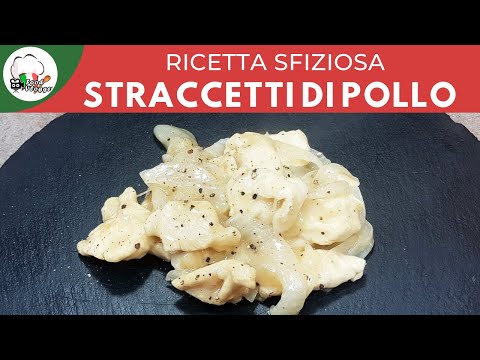 Straccetti di pollo con cipolle in 1 minuto | ricette veloci | FoodVlogger