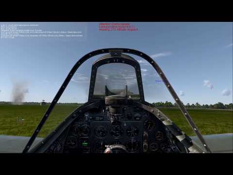 Spitfire mk1a start up cliffs of dover blitz