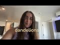 ruth b. - dandelions (cover)