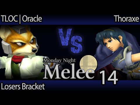 MNM14 Melee - TLOC Oracle (Fox) vs Thoraxe (Marth, Fox) - Losers Semis