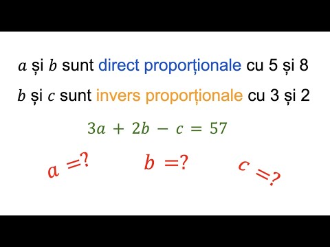 Direct and indirect proportionality in a solved problem
