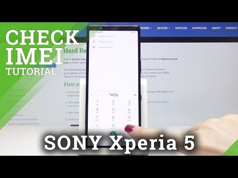 How to Locate IMEI & Serial Number in SONY Xperia 5 – IMEI Info
