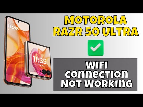 Motorola Razr 50 Ultra Wifi connection Not Working | How to solve the wifi connection issues #latest