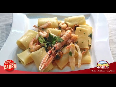 Ricetta Paccheri Napoletani ai frutti di mare dello Chef Carra | Divella