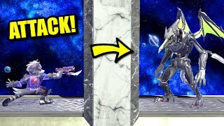 Super Smash Bros. Ultimate - Who Can Attack Through a Thick Solid Wall?