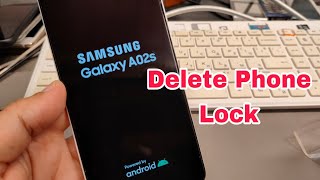 Forgot Password? Samsung A02S (SM-A025F). Unlock pattern, pin, password lock.