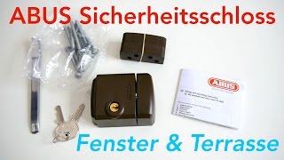 ABUS Sicherheitsschloss Terrassentür & Fenster montage