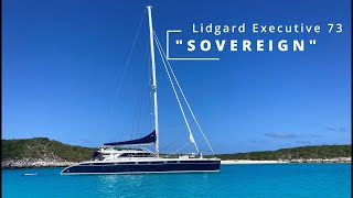 Catamaran For Sale "Sovereign" | Lidgard Executive 73 | Walkthrough with Staley | Part 1 Interior