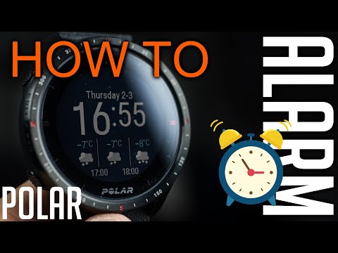 How to set alarm on Polar Grit X Pro