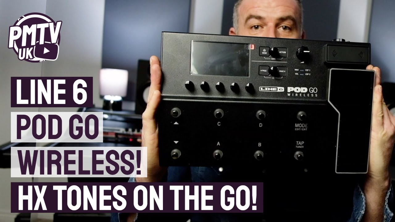 The NEW Line 6 Pod Go WIRELESS! - Untethered Classic HX Tones - Rundown & Demo - YouTube