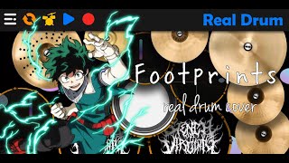 Footprints | Real Drum Cover | My Hero Academia S5 ED