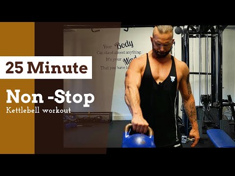 25 Minute Kettlebell Workout NON-STOP