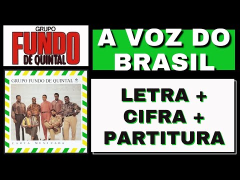 A voz do Brasil - Fundo de Quintal