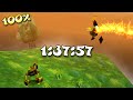 WR Rayman 2 The Great Escape 100 Speedrun In 1 37 57