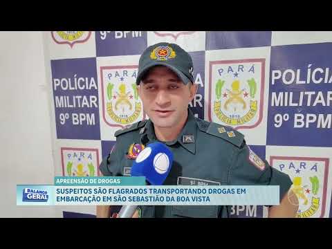 Polícia Apreende Drogas em Embarcação em São Sebastião da Boa Vista