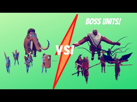 The Whole Tribal Faction vs Every Boss Unit! Totally Accurate Battle Simulator