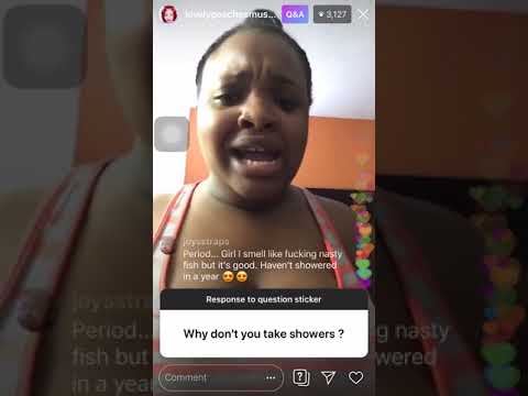 lovely peaches on why she doesn’t shower