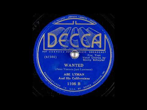 Abe Lyman & His Californians - Wanted (1936)