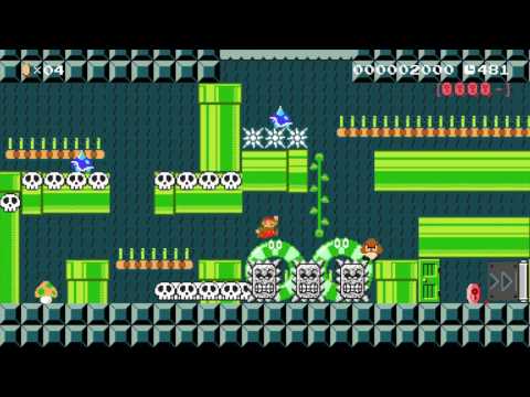 Samus's Fight ~ from QuackerBro ~ SUPER MARIO MAKER Gameplay RAW