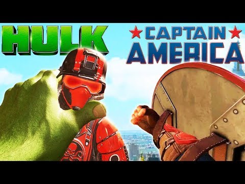 Play As HULK And CAPTAIN AMERICA in Virtual Reality! (Marvel Powers United VR)