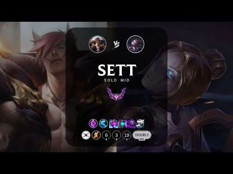 Sett Mid vs Orianna - KR Master Patch 14.2