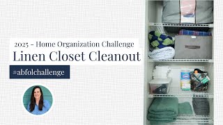 Linen Closet Cleanout & Organization