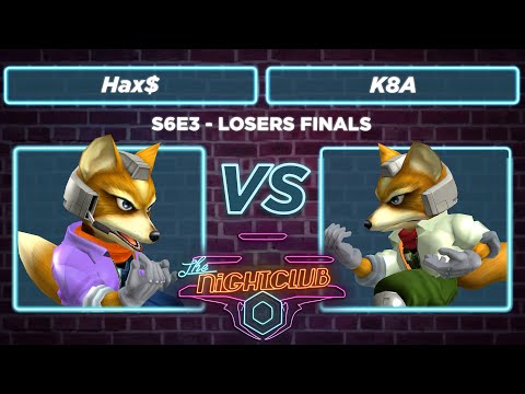 The Nightclub S6E3: K8A vs Hax$ - Losers Finals SSBM
