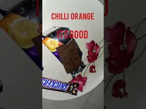 Chilli orange, snickers, one bar #shorts #innovationfood #food