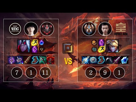 EDG Hope Varus vs RNG Able Ezreal Bot - KR GrandMaster Patch 10.10
