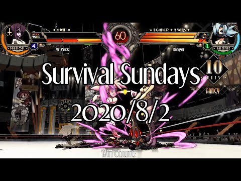 The video ends when I lose a First To 3 set - Skullgirls Survival Sundays 2020/8/2