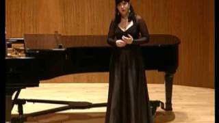 Catherine Muster, age 19, soprano, sings Bellini's 