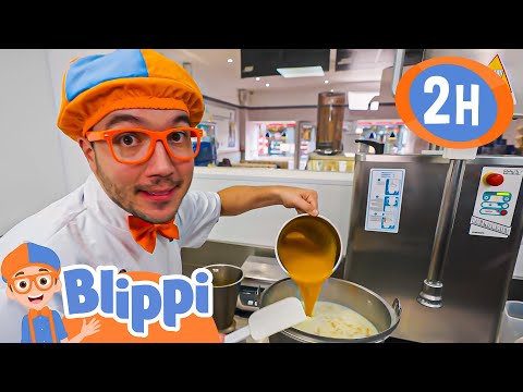 Blippi’s Orange Gelato Creation | Blippi | Kids Songs | Moonbug Kids
