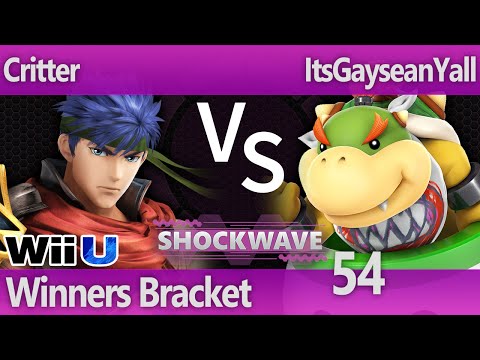 SW 54 Smash 4 - Critter (Ike) vs ItsGayseanYall (Bowser Jr.) - Winners Bracket