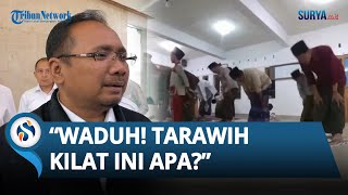 REAKSI HERAN Menag soal Polemik Tarawih Kilat 23 Rakaat Cuma 7 Menit di Indramayu: Waduh! Ini Apa?