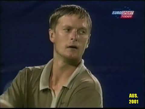 Arnaud Clement v Yevgeny Kafelnikov Australian Open 2001
