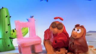 Sesame Street: Cavemen Share a Chair