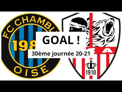 FC Chambly Oise - AC Ajaccio [2-(1)] GOAL 65' (Gaetan Courtet) 30ème journée 2020/21
