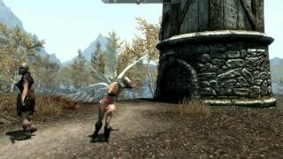 TES V Skyrim - первые моды выглядели примерно так