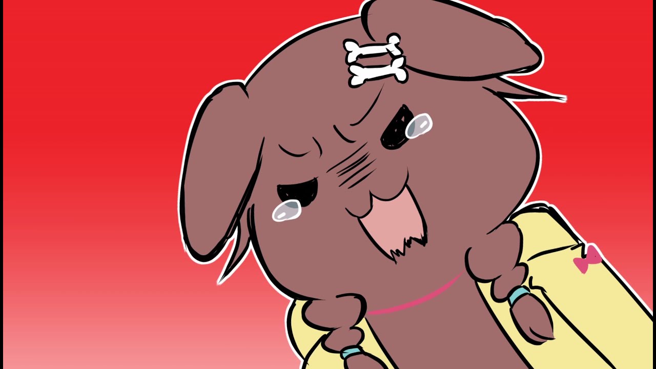 【手描き】猫又おかゆに惨敗して理性を失う戌神ころね【ホロライブ/切り抜き漫画】