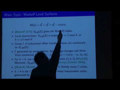 Integral points on Markoff-type cubic surfaces - Amit Ghosh