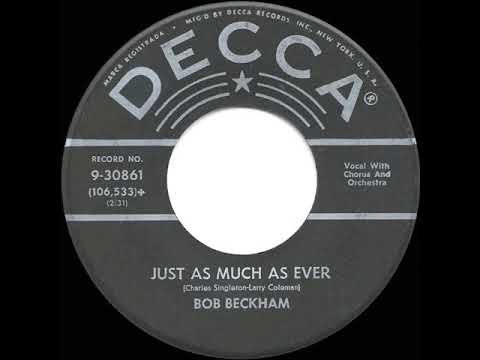 1959 HITS ARCHIVE: Just As Much As Ever - Bob Beckham