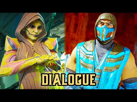 SUB-ZERO MEETS DVORAH DIALOGUE - MORTAL KOMBAT 11 ULTIMATE VERSION