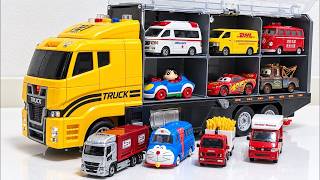Download lagu 🚜 ✨Learn Work Vehicles with Tomica Mini Cars! 🚒 | Construction Trucks & Driving Challenge. mp3