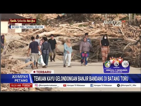 Temuan Kayu Geondongan Banjir Bandang Di Batang Toru KLH Bakal Panggil Perusahaan Perparah Bencana