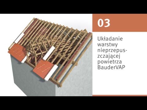 BauderPIR na dachu stromym - zdjęcie